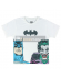 Camiseta niño manga corta Batman - Joker DC Comics premium blanca 6 años