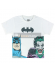 Camiseta niño manga corta Batman - Joker DC Comics premium blanca 8 años