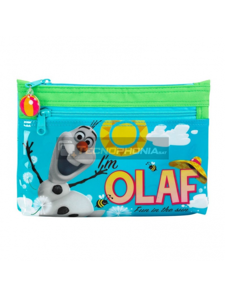 Estuche portatodo Frozen - Olaf 23x16x3cm