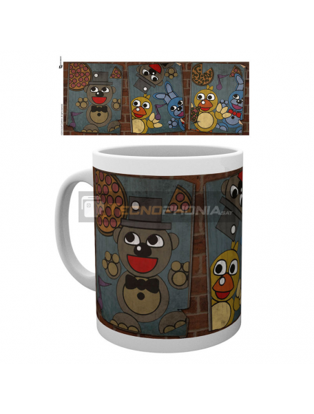 Taza cerámica 300ml Five Nights at Freddys - Vintage posters
