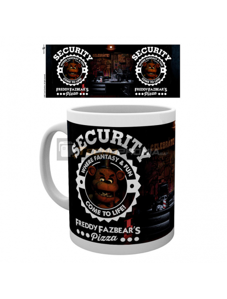 Taza cerámica 300ml Five Nights at Freddys - Security