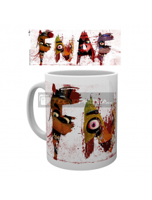 Taza cerámica 300ml Five Nights at Freddys - Letters