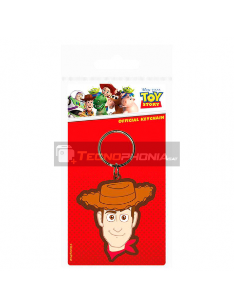 Llavero de goma Toy Story Disney Pixar - Woody
