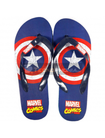 Chanclas adulto Marvel Cómics - Capitán América Talla 40 - 41