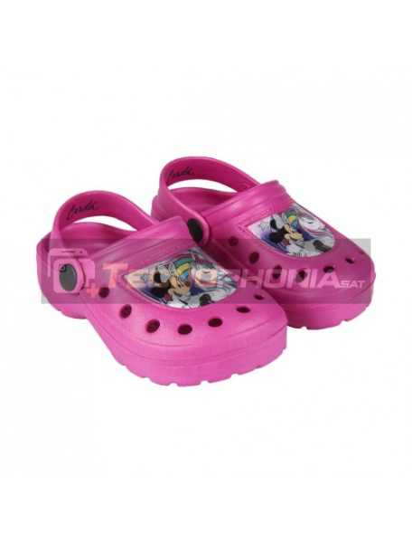 Zuecos niña Minnie Mouse - Unicornio rosa fucsia Talla 30 - 31