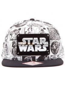Gorra Star Wars placa metálica