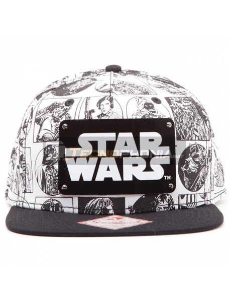 Gorra Star Wars placa metálica