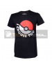 Camiseta manga corta Pokemon Pokeball negra Talla M