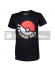 Camiseta manga corta Pokemon Pokeball negra Talla M