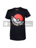 Camiseta manga corta Pokemon Pokeball negra Talla L