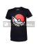 Camiseta manga corta Pokemon Pokeball negra Talla L