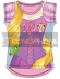 Camiseta algodon full print de Princesas - Rapunzel Talla 4