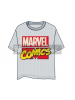 Camiseta adulto manga corta Marvel Comics gris Talla L