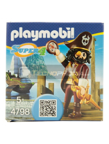 Playmobil - 4798 Pirata Sharkbeard Super 4