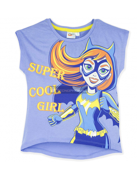 Camiseta niña manga corta Super Hero Girls - Batgirl Super Cool Girl 4 años