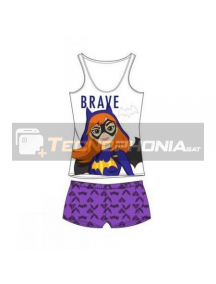 Pijama niña verano Super Hero Girls - Batgirl Brave 6 años