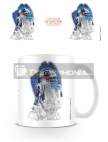 Taza cerámica Star Wars Episodio VIII R2D2 Brushstroke