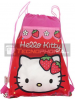 Saco mochila Hello Kity - Fresas 35x27cm
