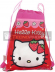 Saco mochila Hello Kity - Fresas 35x27cm