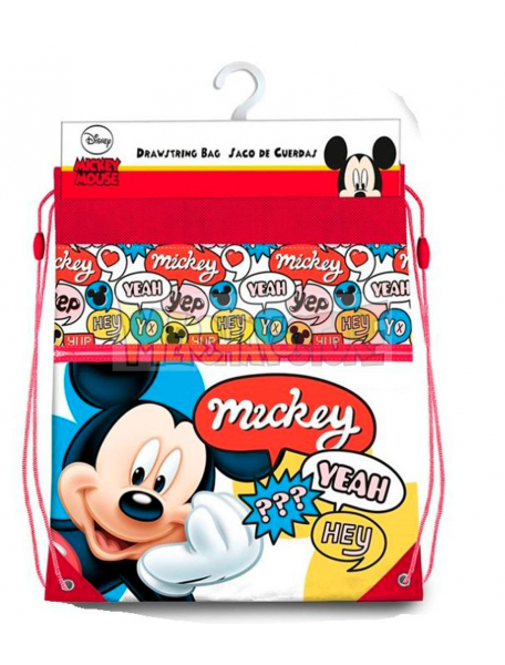 Saco mochila Mickey 42cm