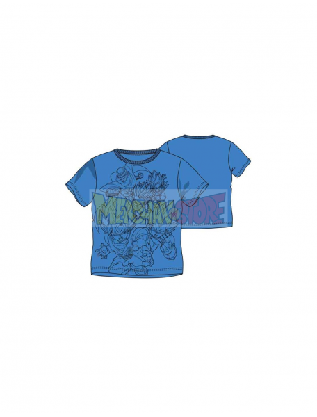 Camiseta niño manga corta Dragon Ball Z azul 14 años