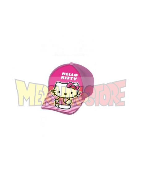 Gorra niña Hello Kitty rosa - lila