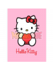 Manta polar Hello Kitty corazón