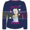 Camiseta niña manga larga Frozen - Elsa Queen azul marino 5 años 110cm
