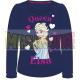 Camiseta niña manga larga Frozen - Elsa Queen azul marino 6 años 116cm