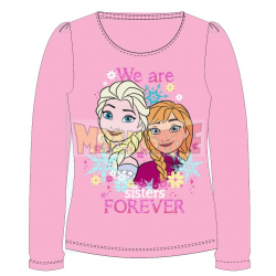 Camiseta manga larga niña Frozen - We are sisters forever rosa 8 años 128cm