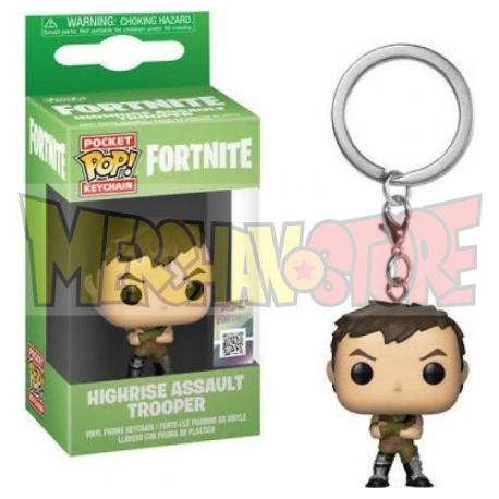 Llavero Funko Pocket POP! Fortnite HIGHRISE ASSAULT TROOPER