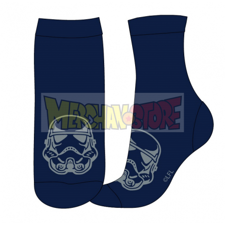 Calcetines adulto Star Wars azul Talla 39-42