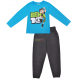 Pijama manga larga niño Ben 10 celeste - gris 3 años 98cm