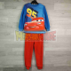 Pijama polar manga larga niño Disney - Cars azul - rojo 2 años 92cm