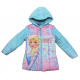 Abrigo niña Frozen Talla 5 - 110cm celeste