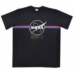 Camiseta adulto manga corta Nasa negra Talla M