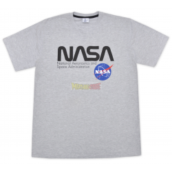 Camiseta adulto manga corta Nasa gris Talla M