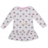 Vestido niña manga larga Minnie Mouse gris 3 años 98cm