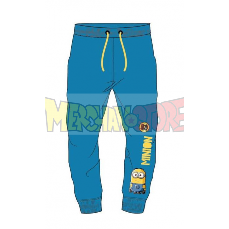 Pantalon chandal niño Minions azul 4 años 104cm