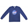 Camiseta niño manga larga Nasa azul 13 años 158cm