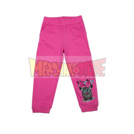 Pantalón de chándal niña Furby rosa 8 años 128cm