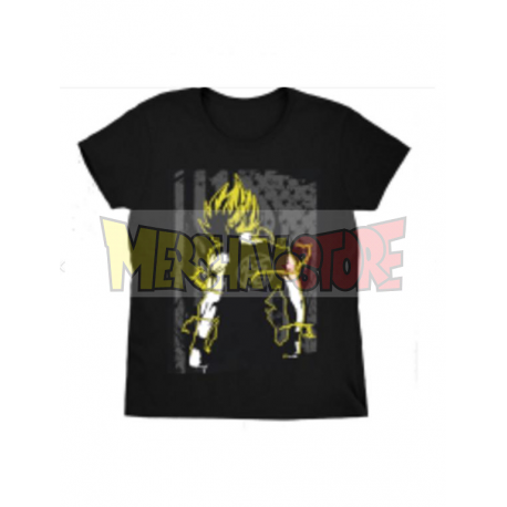 Camiseta adulto manga corta Dragon Ball - Goku negra Talla XL