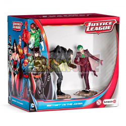 Figuras Batman vs The Joker Liga de la Justicia DC Comics