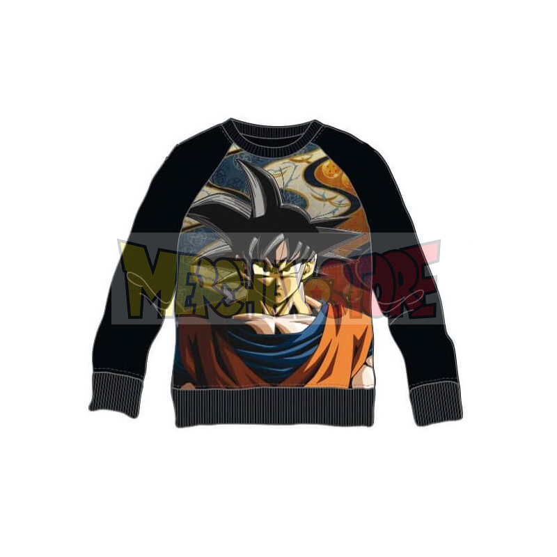 Sudadera niño Dragon Ball Z - Goku negra 12 años 152cm