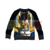 Sudadera niño Dragon Ball Z - Vegeta guerrero del espacio negra 8 años 128cm