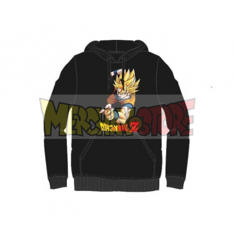 Sudadera con capucha adulto Dragon Ball Z- Goku negra Talla M