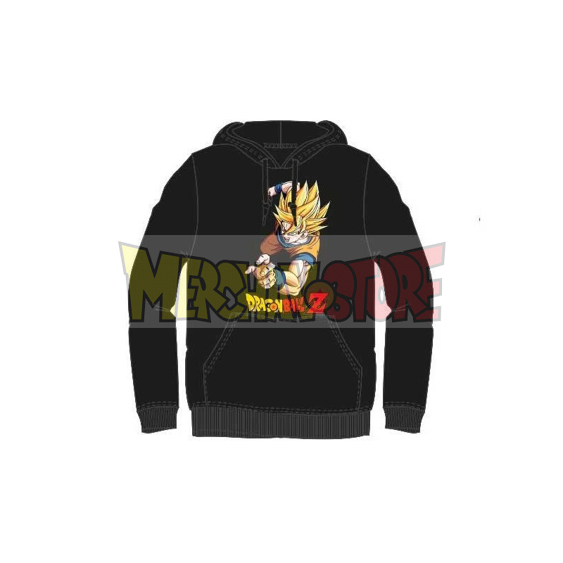 Desarrollar poetas tiburón Sudadera con capucha adulto Dragon Ball Z- Goku negra Talla M