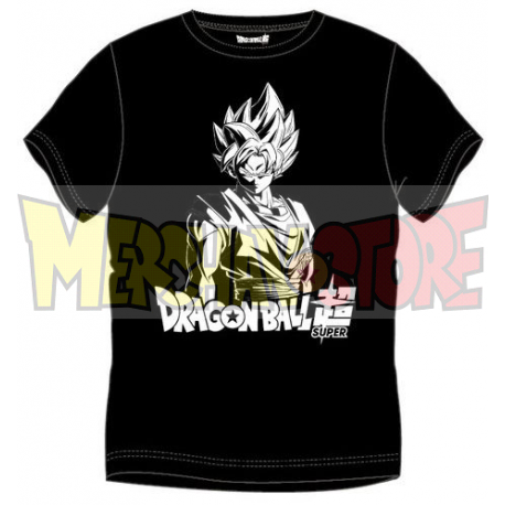 Camiseta adulto manga corta Dragon Ball Super - Goku negra Talla M