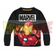 Camiseta niñoi manga larga Marvel Los Vengadores - Iron Man negra 4 años 104cm