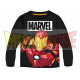 Camiseta niñoi manga larga Marvel Los Vengadores - Iron Man negra 8 años 128cm